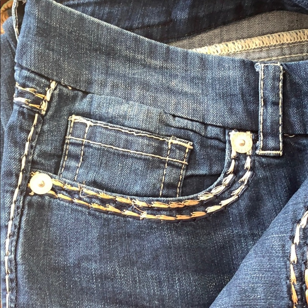 Seven7 Women's Skinny Jeans - Dark Blue